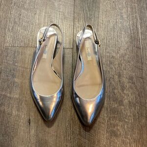 Boden Leather Slingback Flats